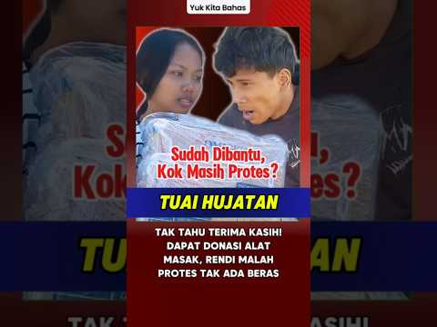 Tak Tahu Terima Kasih! Dapat Donasi Alat Masak, Rendi Malah Protes Tak Ada Beras