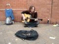 Aberystwyth Scottish Busker. "You're No Good" Bob Dylan Cover.