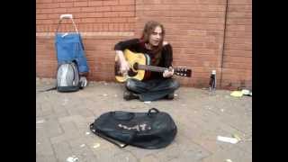 Aberystwyth Scottish Busker. &quot;You&#39;re No Good&quot; Bob Dylan Cover.