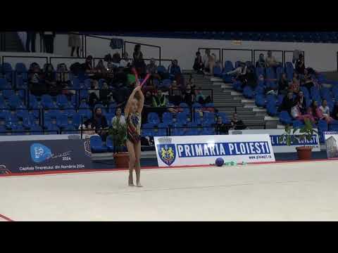 Adelina Mihaela Stoian CS Olimpia Bucuresti Clubs Cupa Romaniei 6 November 2022 #rhythmicgymnastics