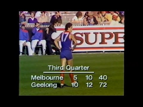 Frank Rugolo - Melbourne - 3 goals v Geelong - 1986 Round 19 - MCG - VFL