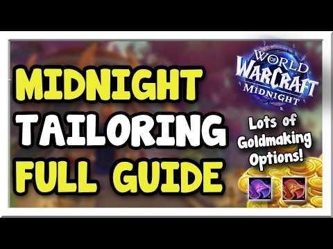 Lots of Options w/ Alts, Bolts, Bags & More! Midnight Tailoring Full Guide | WoW Gold Making Guide