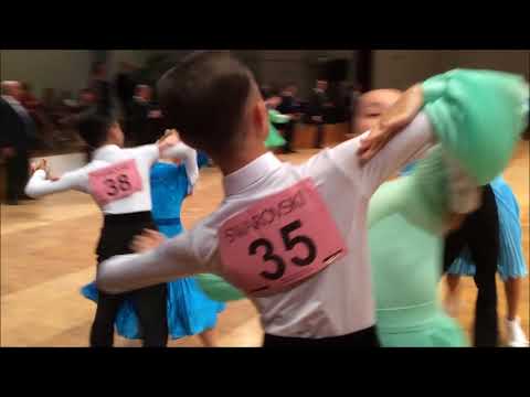 GOC STUTTGART 2018 Juvenille II Ballroom round 4 Maxim Tereshin - Uliana Zelikovskaya