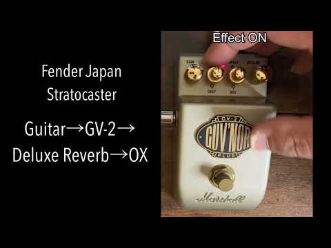 【Gear Demo】Marshall Guv'nor Plus GV-2Sound Demo(No Talking)