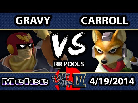 Fight Pitt IV - PGH Carroll (Fox) Vs. Gravy (Captain Falcon) - Pools