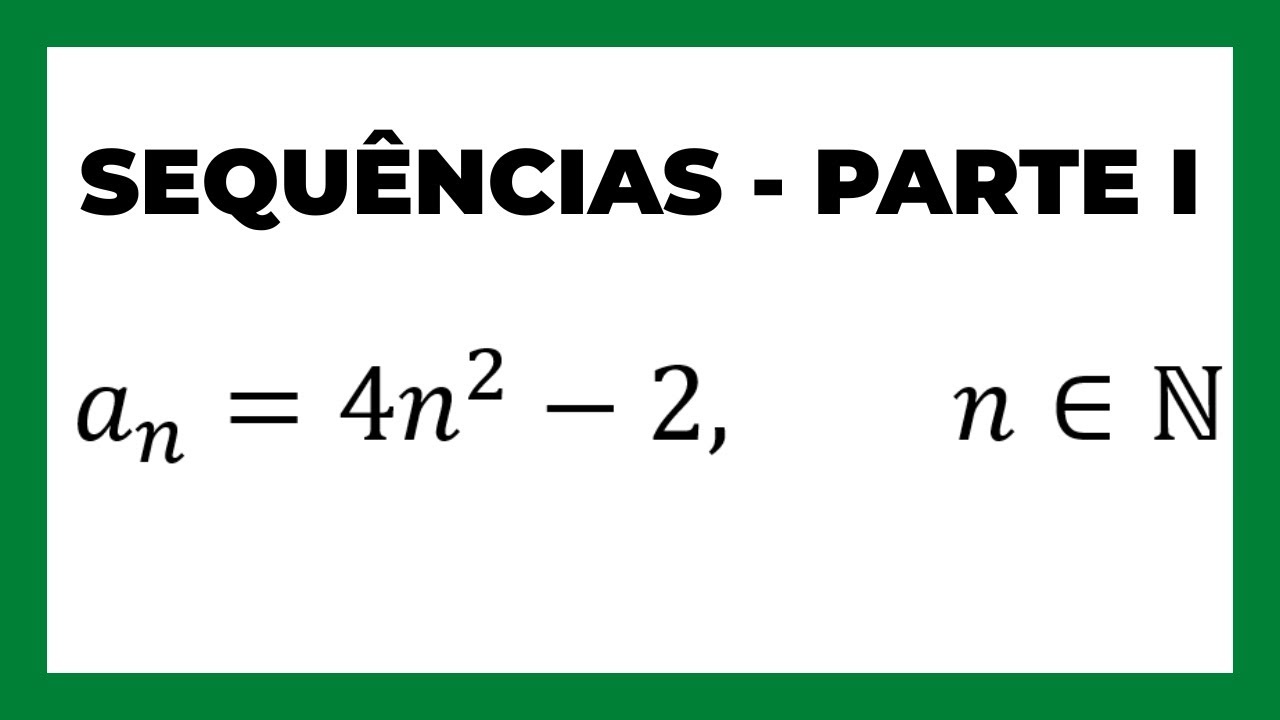 SEQUÊNCIAS NUMÉRICAS I