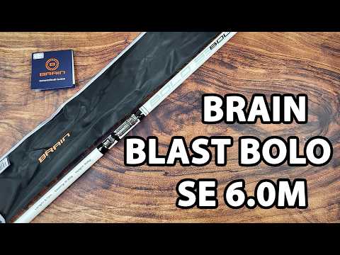 Болонське вудлище Brain Blast Bolo SE 6.0m, (телескопічне, з кільцями) + чохол та захист на кільця