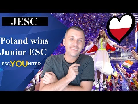 Poland wins Junior Eurovision 2018 - Reaction