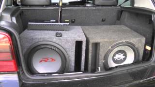 Blowing up a lighting audio sub