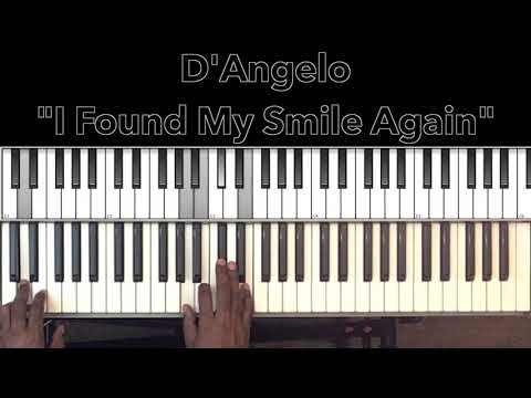 D'Angelo "I Found My Smile Again" Piano Tutorial