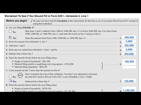 Form 6251 Explained For Self Employed Individuals