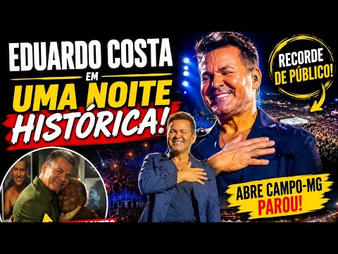 BOMBÁSTICO! EDUARDO COSTA VOLTA Á SUA CIDADE NATAL E REVIVE GRANDES EMOCÕES! #eduardocosta 