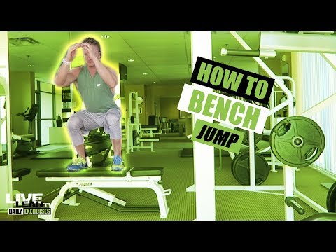 How To Do A BENCH JUMP | Exercise Demonstration Video and Guide