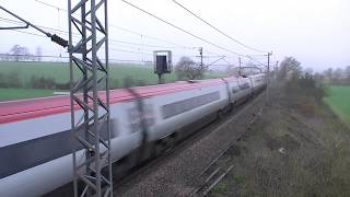 preview picture of video 'West Coast Mainline Near Blisworth 13.03.2012'