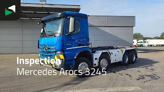 Mercedes-Benz Arocs 3245 8X4 HIAB XR26Z56 containersystem Steel Suspension Big hook lift truck | Image 4 - Autoline