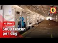 Eerste XL coronateststraat geopend in Eindhoven | Omroep Brabant