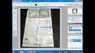 How To Straighten & Crop an Old document in Photoshop...