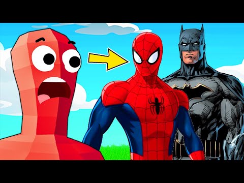 I UPGRADE This Wobbler Into BATMAN and SPIDERMAN in TABS!