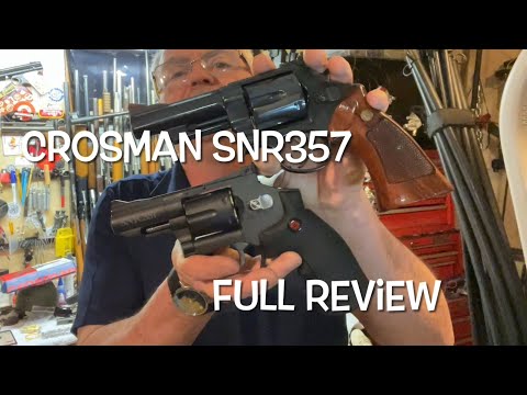 Crosman SNR357 co2 revolver full review guest appearance by S\u0026W model 686 \u0026 29
