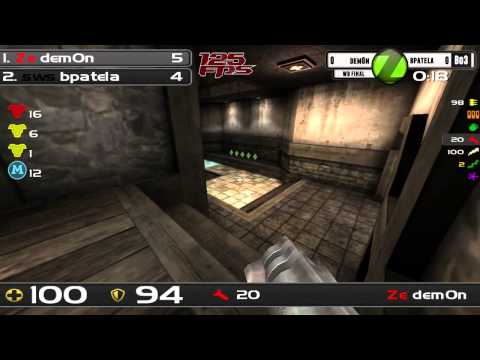 Q3God's Quake Live Qualifier #2 - bratela vs demon