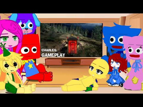 Poppy Playtime React To Playing As Charles to Hunt Player & Free Roam II Choo Choo Charles II My AU