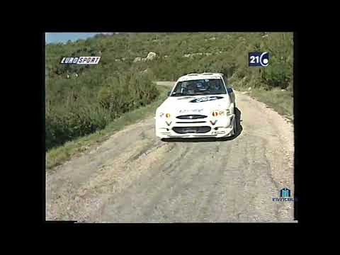 Rally Report Extra: Bruno Thiry (Ford Escort WRC)  Boos bij finish stage