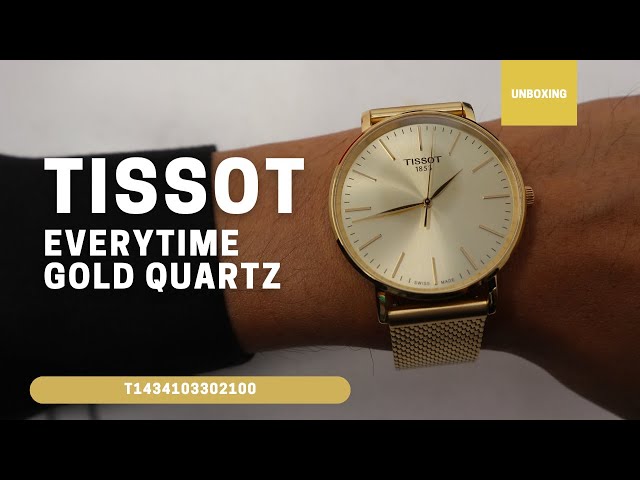 ساعة تيسو إيفري تايم كوارتز رجالية - T143410330210...