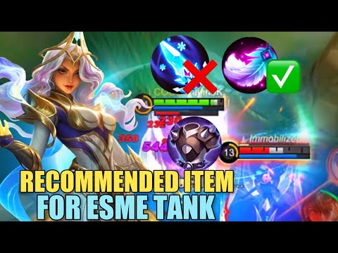 This ITEM Is USEFUL WHEN You BUILD TANKY Esme! - ESMERALDA BEST BUILD 2023 | MOBILE LEGENDS -
