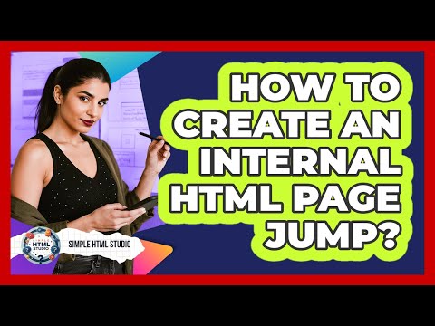 How To Create An Internal HTML Page Jump?