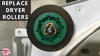 Replace Dryer Rollers | Kenmore 90 Series | Dryer Squealing, Squeaking, Wobbling, Thumping Noise