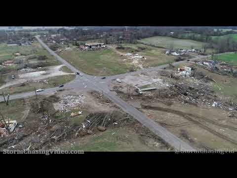 Cayce. KY -  Long Track Kentucky Tornado Beginning 12/14/2021