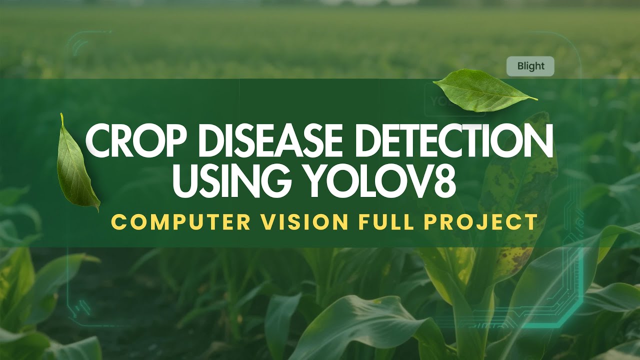 Crop Disease Detection Using YOLOv8 | Computer Vision Project