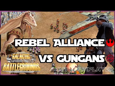 EPIC 1V1 Multiplayer Duel! - Star Wars: Galactic Battlegrounds  (Expanding Fronts Mod)