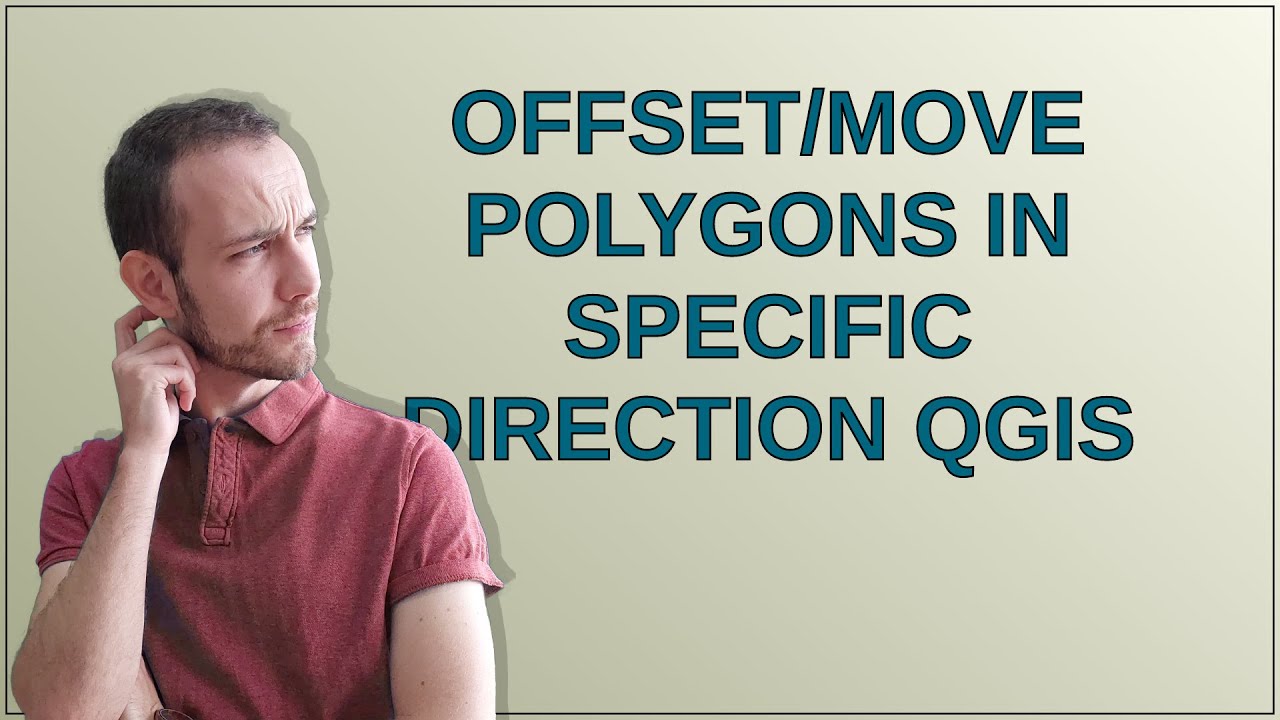 Offset/move polygons in specific direction QGIS