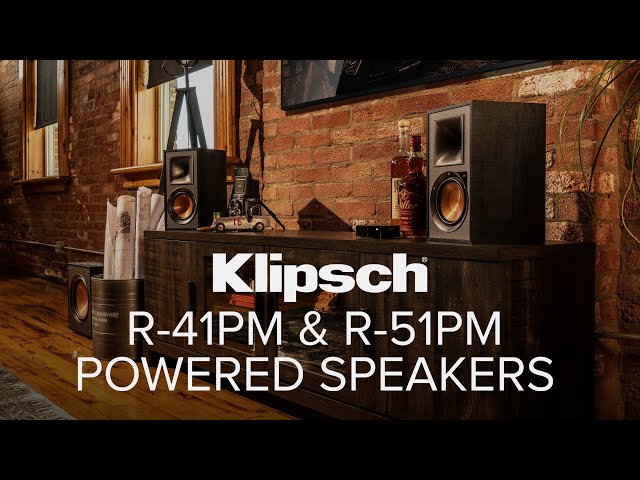 Video of Klipsch R-41PM Powered Speakers - Pair