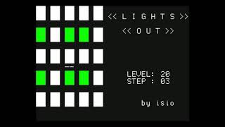 Lights Out (longplay) for the NEC PC-6001 mkII