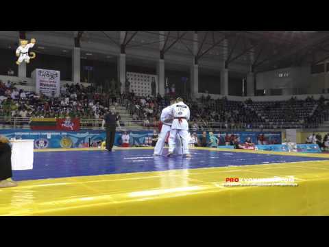 WKO EC 2016, 1/8 +85 Edgard Secinski (Lithuania, aka) - Dorin Margarint (Romania)