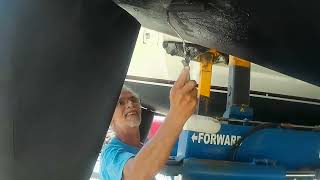 Our crash lockers were full of water