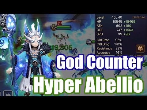 【Summoners War | Curry's RTA】The Power Abellio, if you have him, you can change pinch into chance!!