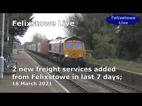 2 new rail services added, 16 March 2021