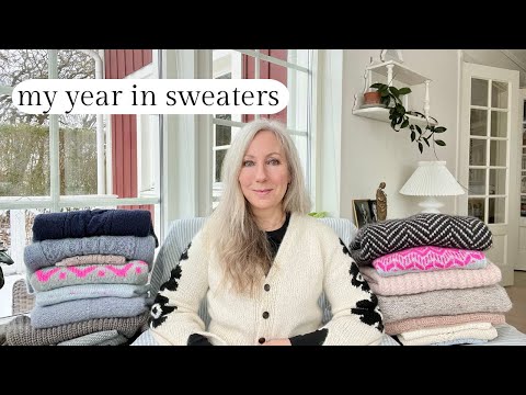 A knitting episode (13): Everything I knitted in 2023 & what I wear the most