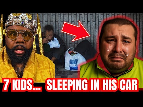 He Sleeps In His Car… While Raising 7 Kids Alone 😢