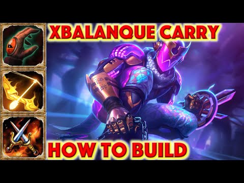SMITE HOW TO BUILD XBALANQUE - NEON NIGHTMARE XBALANQUE Skin Showcase + Xbalanque Carry Build 2020