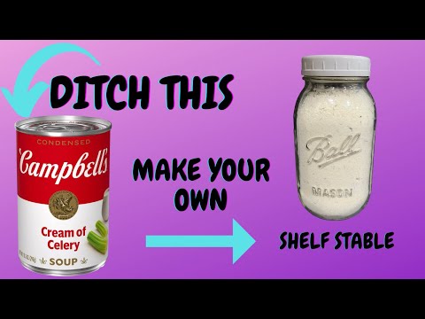 Shelf Stable Cream Of Celery Soup Mix #prepping #homemade