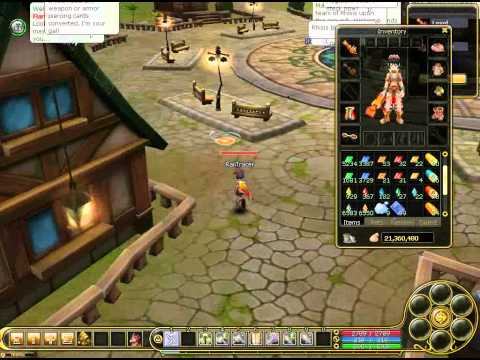 Flyff converting items at an NPC