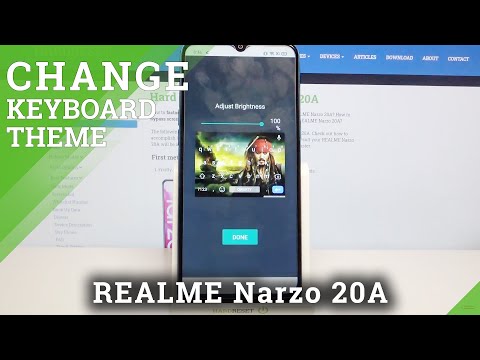 How to Change Keyboard Theme on REALME Narzo 20A – Set New Keyboard Theme