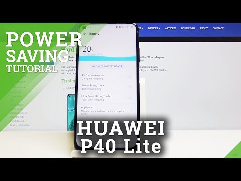 Battery Saver on HUAWEI P40 Lite – Activate Power Saving Mode