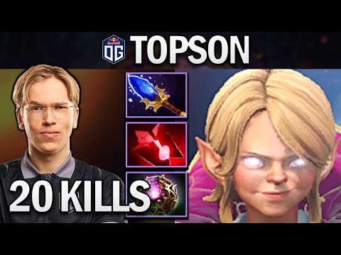 OG.TOPSON INVOKER WITH 20 KILLS - DOTA 2 7.27 GAMEPLAY
