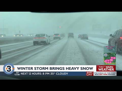 Team Coverage: Winter storm brings heavy snow through morning