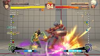 ウルトラストリートファイターIVバトル：ジュリ vs エレナ